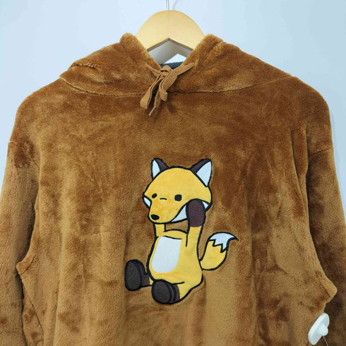 グラニフ graniph コントロールベアフォックス ボアフリースプルオーバーパーカー メンズ JPN:M